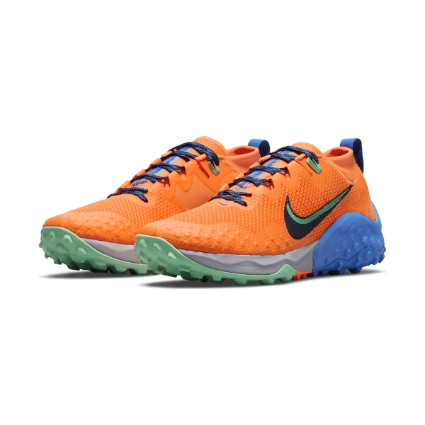 Nike Wildhorse 7 - Total Orange/Obsidian/Green Glow