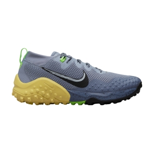Men's Trail Running Shoes Nike Wildhorse 7  Ashen Slate/Black/Diffused Blue Celery CZ1856400