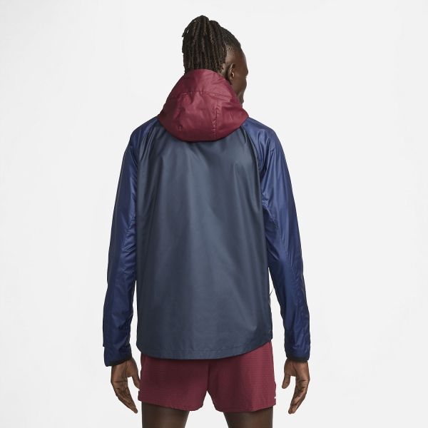 Nike Windrunner Trail Jacket - Dark Beetroot/Dark Obsidian/Fusion Red