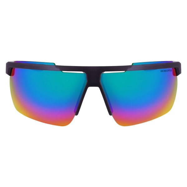 Nike Windshield Sunglasses - Matte Grand Purple/Grey W/Turquoise Mirror Lens