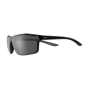 Running Sunglasses Nike Windstorm Sunglasses  Matte Black/Silver W/Grey Polarized Lens 43360010