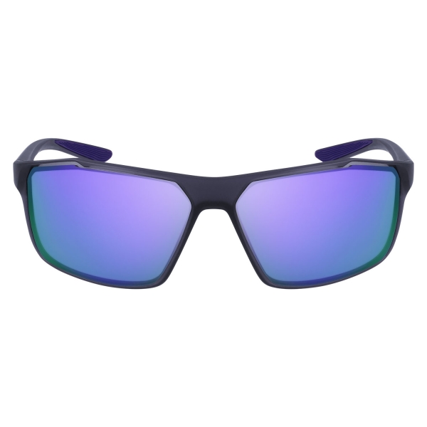Nike Windstorm Gafas - Matte Gridiron/Psychic Purple/Grey W/Violet Mirror Lens