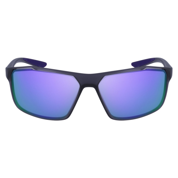 Nike Windstorm Occhiali - Matte Gridiron/Psychic Purple/Grey W/Violet Mirror Lens