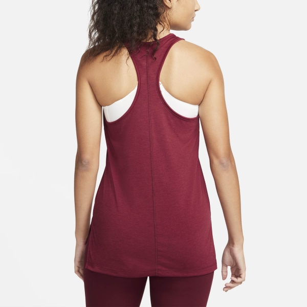 Nike Yoga Top - Dark Beetroot/Heather/Night Maroon