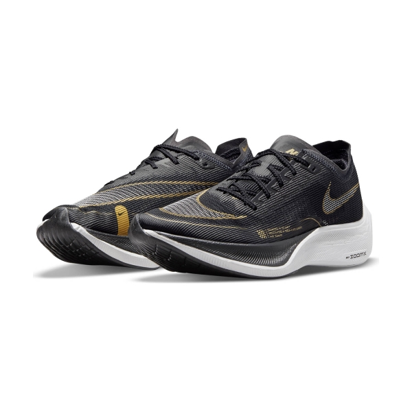 Nike ZoomX Vaporfly Next% 2 - Black/White/Metallic Gold Coin