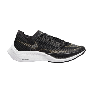 Zapatillas Running Performance Mujer Nike ZoomX Vaporfly Next% 2  Black/White/Metallic Gold Coin CU4123001