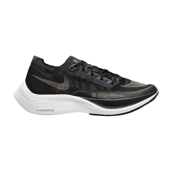 Women's Performance Running Shoes Nike ZoomX Vaporfly Next% 2  Black/White/Metallic Gold Coin CU4123001
