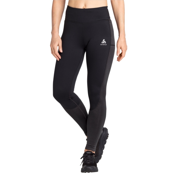 Women's Running Tights Odlo Easy Warm Tights  Black 32284115000