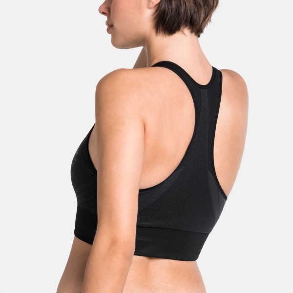 Odlo Logo Women's Training Sports Bra - Black