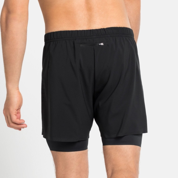 Odlo Zeroweight 2 In 1 5in Shorts - Black