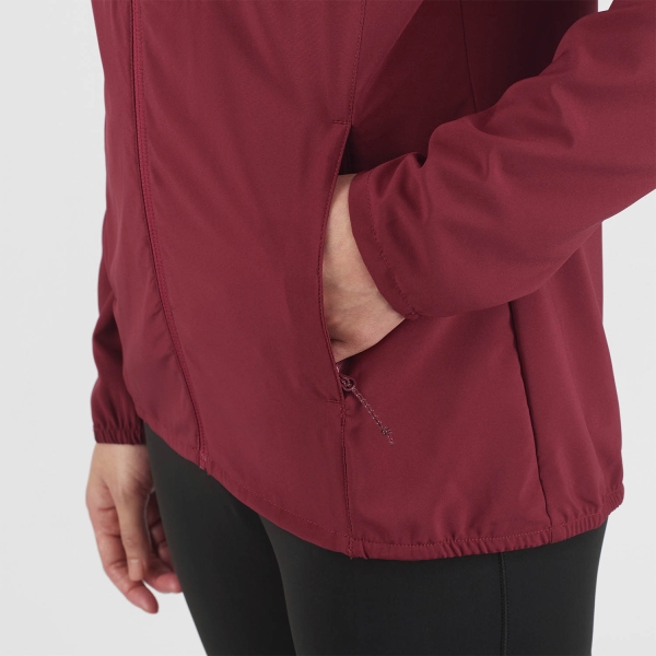 Salomon Agile Chaqueta - Red Chili