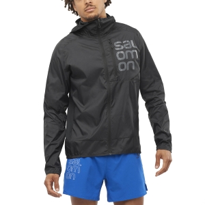 Men's Running Jacket Salomon Bonatti Cross Jacket  Black LC1733600