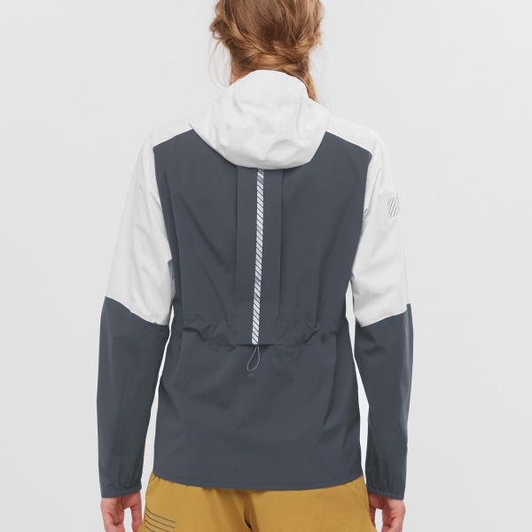 Salomon Bonatti Trail WP Jacket - Ebony/White