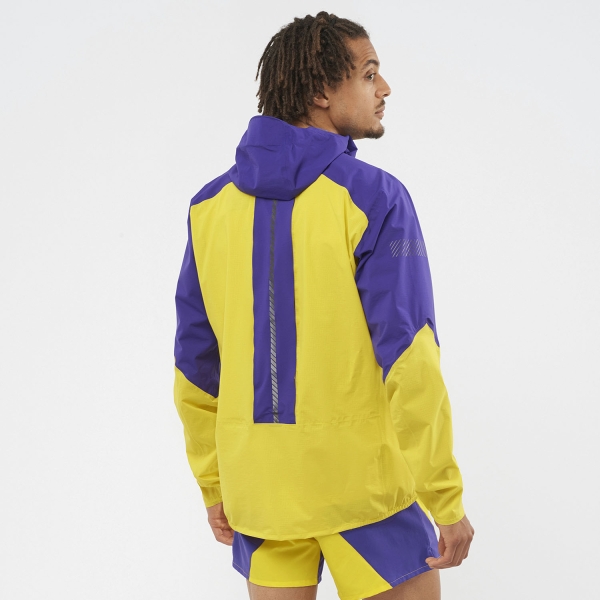 Salomon Bonatti Trail WP Jacket - Empire Yellow/Deep Blue