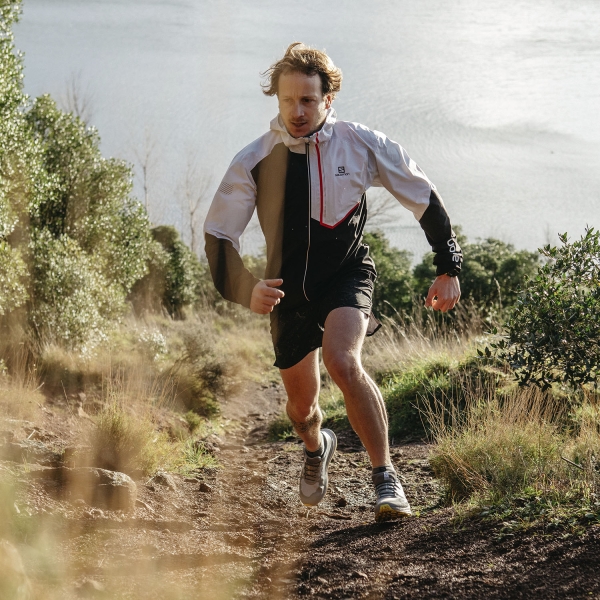 Salomon Bonatti Trail WP Jacket - White/Black