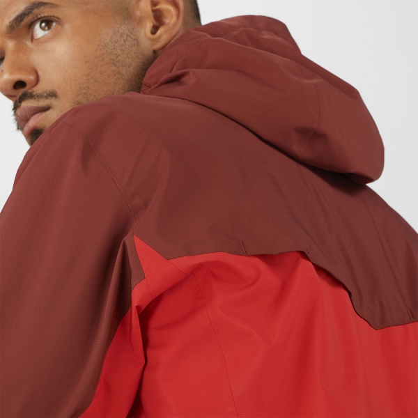 Salomon Bonatti WP Jacket - Goji Berry/Madder Brown