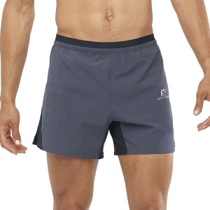 Pantalone cortos Running Hombre Salomon Cross 5in Shorts  Ebony/Black LC1720400