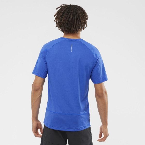 Salomon Cross Run T-Shirt - Nautical Blue
