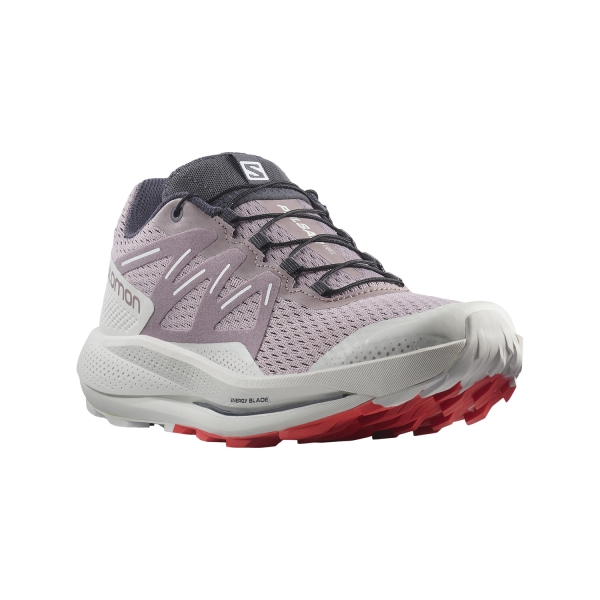 Salomon Pulsar Trail - Quail/Lunar Rock/Poppy Red