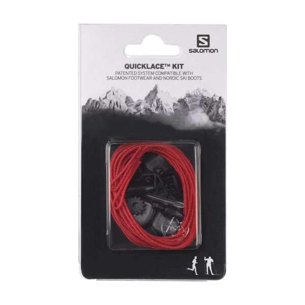 Cordones rápidos Salomon Quicklace Kit  Red L32667400