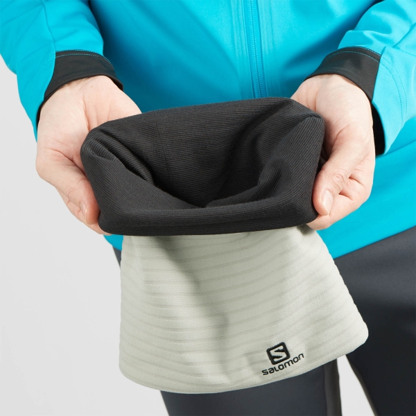 Salomon RS Warm Neck Warmer - Wrought Iron/Black