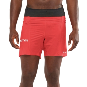 Men's Running Shorts Salomon S/Lab Sense 6in Shorts  Racing Red/Black LC1539900
