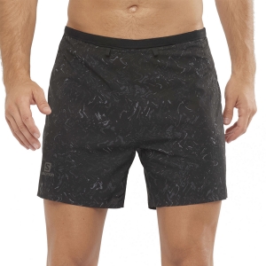 Men's Running Shorts Salomon Sense Logo 5in Shorts  AO/Black LC1613800