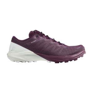Women's Trail Running Shoes Salomon Sense Pro 4  Plum Caspia/Wht/Persimon L41403100
