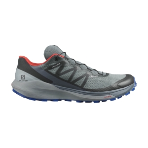 Men's Trail Running Shoes Salomon Sense Ride 4 Invisible GTX  Stormy Weather/Quarry/Cherry Tomato L41377800