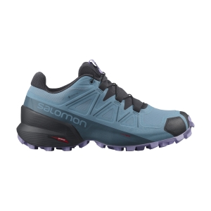 Women's Trail Running Shoes Salomon Speedcross 5 GTX  Delphinium Blue/Mallard Blue/Lavender L41461600