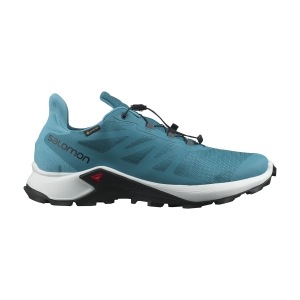 Men's Trail Running Shoes Salomon Supercross 3 GTX  Crystal Teal/White/Barry Reef L41455800