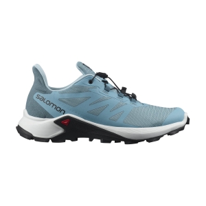 Women's Trail Running Shoes Salomon Supercross 3  Delphinium Blue/White/Bluestone L41452800