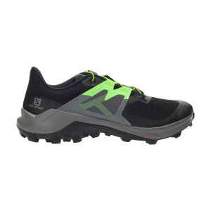 Men's Trail Running Shoes Salomon Wildcross 2  Black/Quiet Shade/Green G L41453600