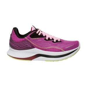 Women's Neutral Running Shoes Saucony Endorphin Shift 2  Razzle/Limelight 1068930