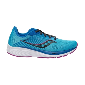 Woman's Structured Running Shoes Saucony Guide 14  Blue Blaze/Berry 1065430