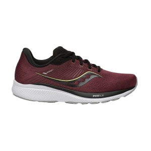 Zapatillas Running Estables Hombre Saucony Guide 14  Mulberry/Lime 2065430