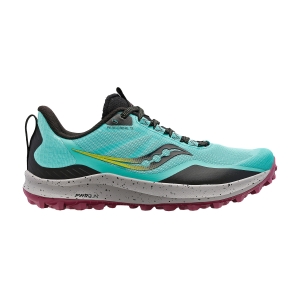 Women's Trail Running Shoes Saucony Peregrine 12  Cool Mint/Acid 1073726