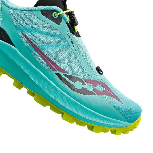 Saucony Peregrine 12 ST - Cool Mint/Acid