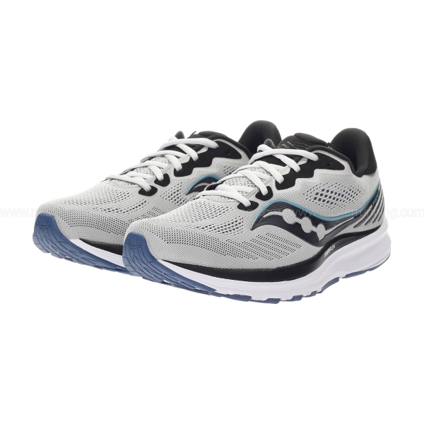 Saucony Ride 14 - Fog/Black/Storm