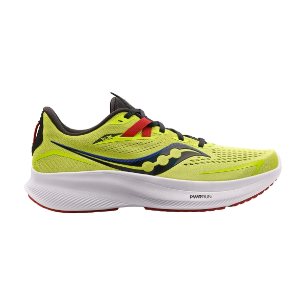Men's Neutral Running Shoes Saucony Ride 15  Acid Lime/Spice 2072925