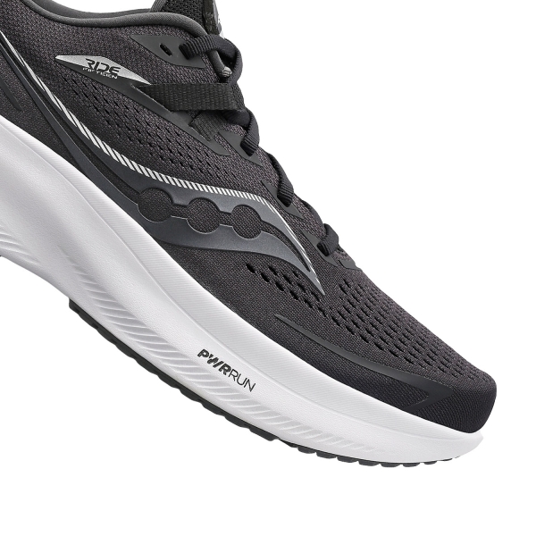 Saucony Ride 15 - Black/White