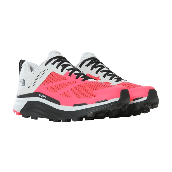 The North Face Vectiv Enduris Futurelight - Tin Grey/Brilliant Coral