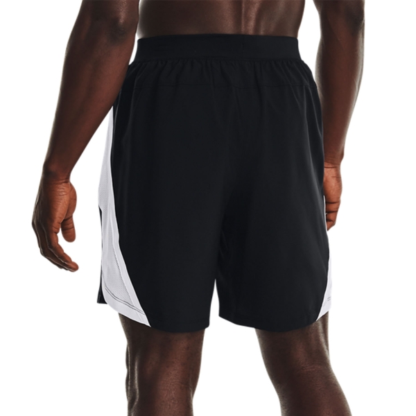 Under Armour Launch 7in Shorts - Black/White/Reflective