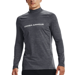 CamisaRunning Hombre Under Armour ColdGear Twist Mock Camisa  Pitch Gray/Reflective 13660690012