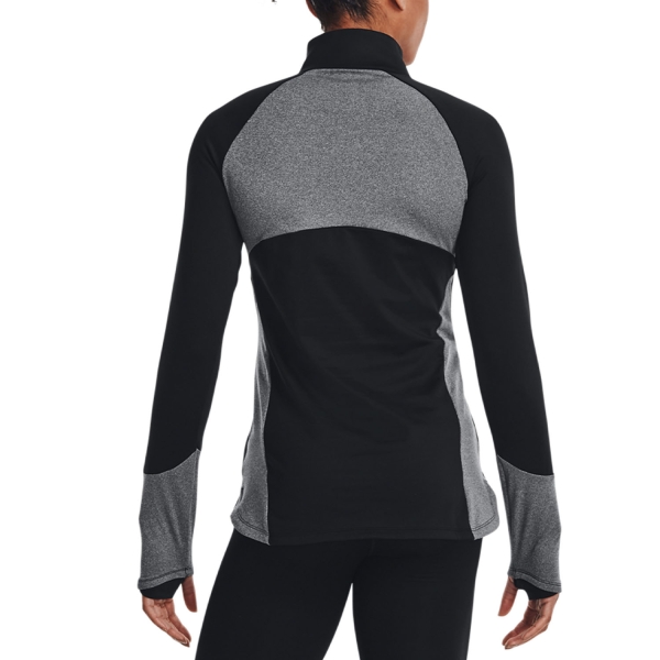 Under Armour Cozy 1/2 Zip Shirt - Black/White