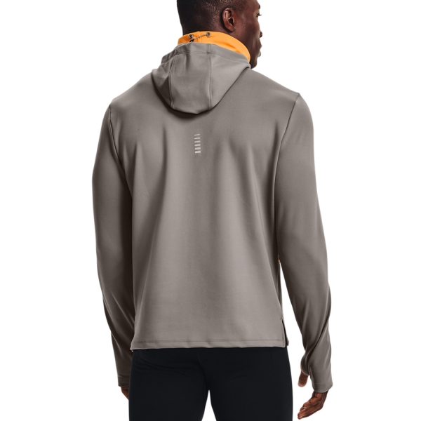 Under Armour Empowered Hoodie - Concrete/Omega Orange/Reflective