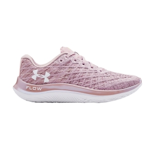 Women's Performance Running Shoes Under Armour Flow Velociti Wind  Mauve Pink/White 30235610602