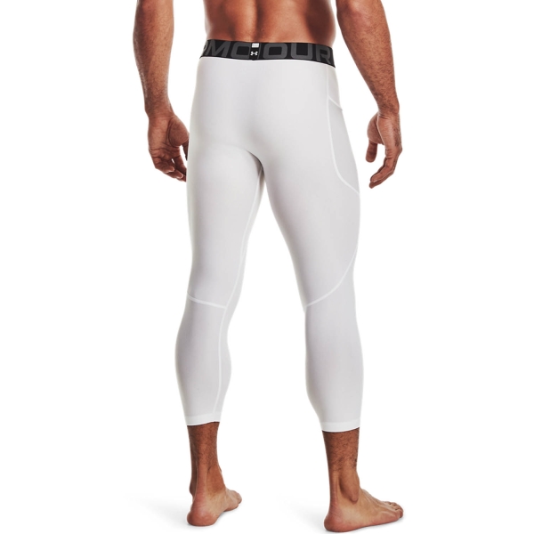 Under Armour HeatGear 3/4 Calzamaglia - White/Black