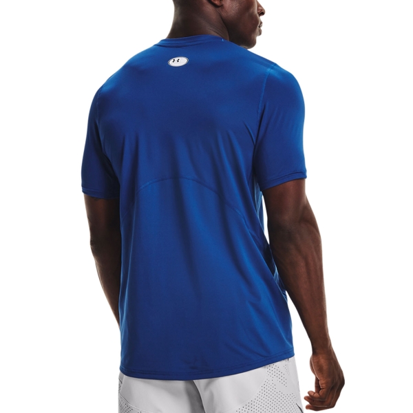 Under Armour HeatGear Knit T-Shirt - Tech Blue/Black