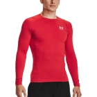 Under Armour HeatGear Compression Shirt - Red/White